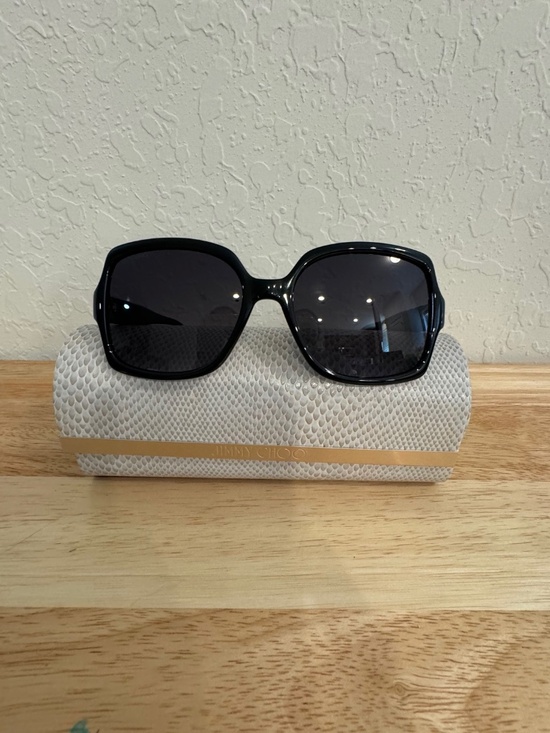 Jimmy Choo Women\'s  SAMMI GS 8079O Black Fashion Square Sunglasses 55mm.… main image 11